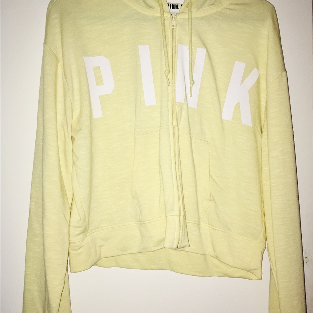 PINK cropped lightweight jacket